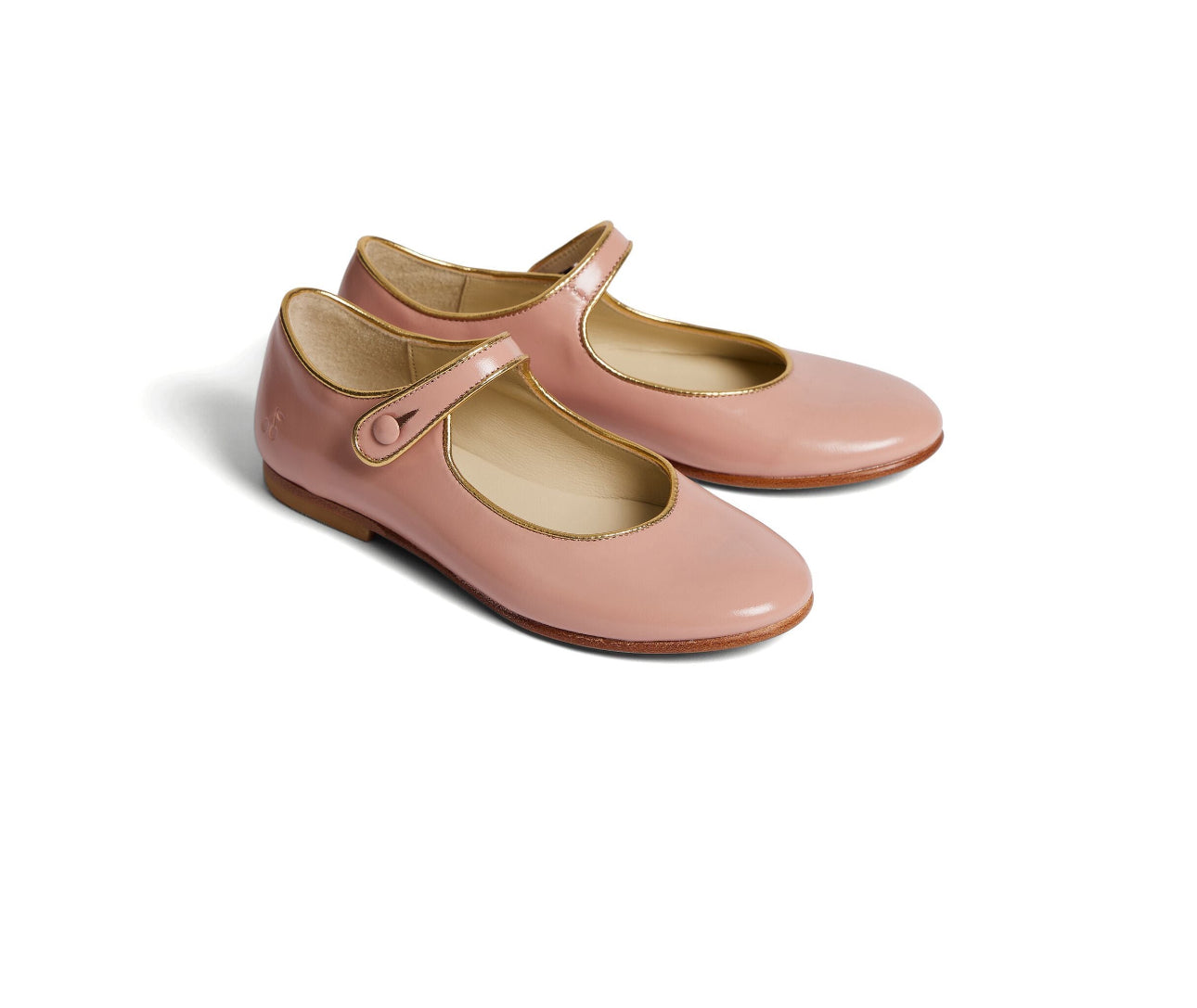 BonPoint Rose Gold Trim Ella Mary Jane