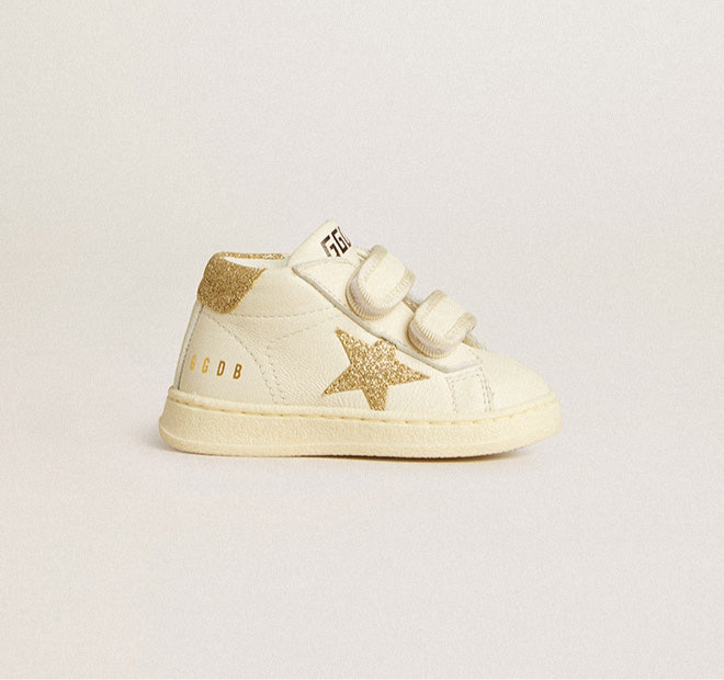 Golden Goose White Platinum Baby Sneaker