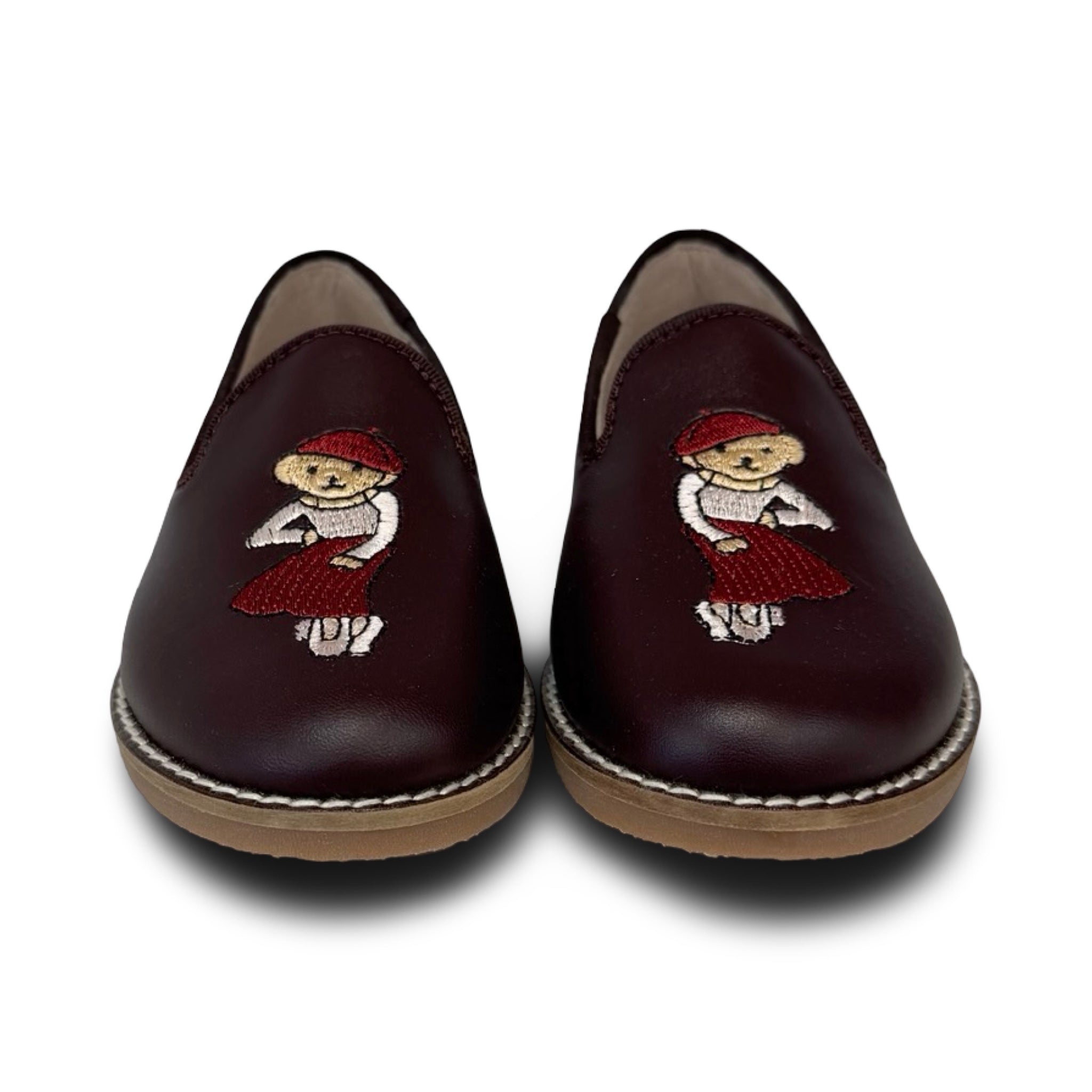 Don Louis Burgundy Bear Smoking Loafer