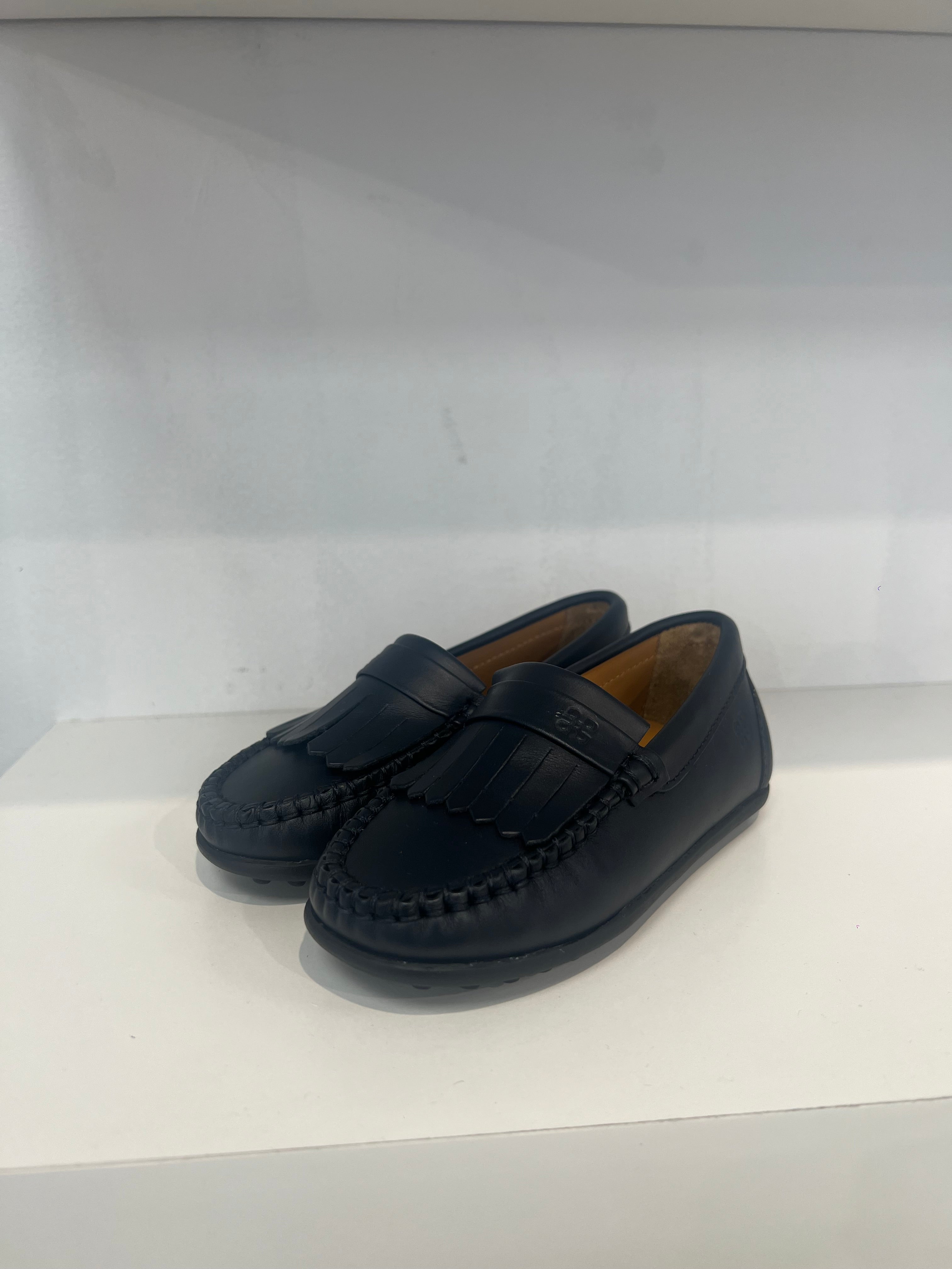 Porte Navy Fringe Loafer