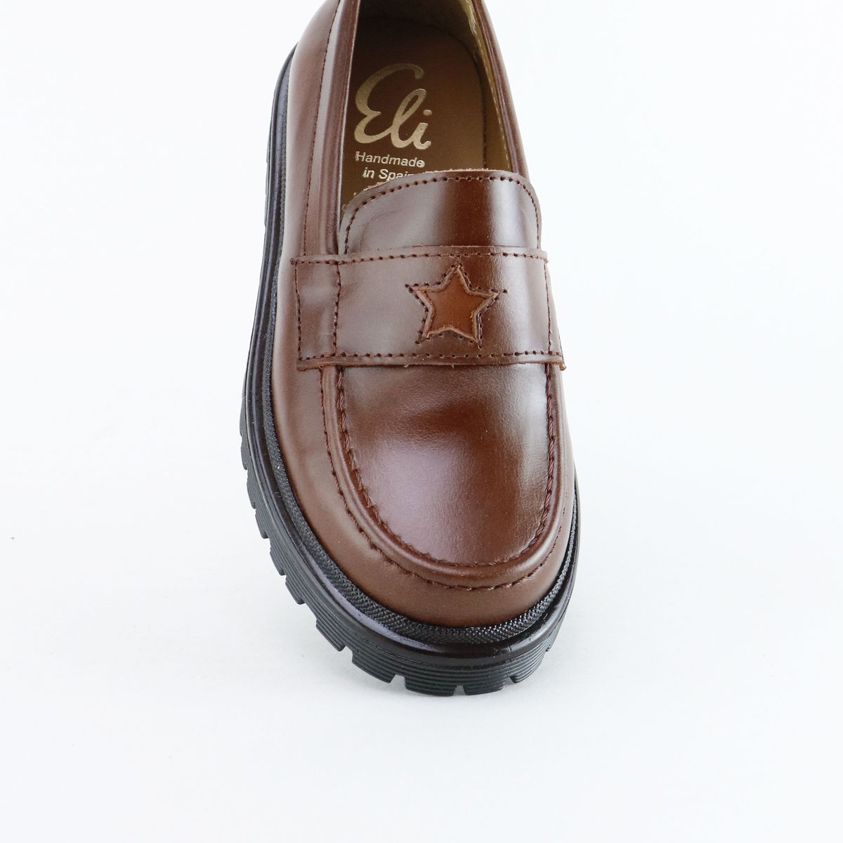 Papanatas Brown Star Chunky Loafer