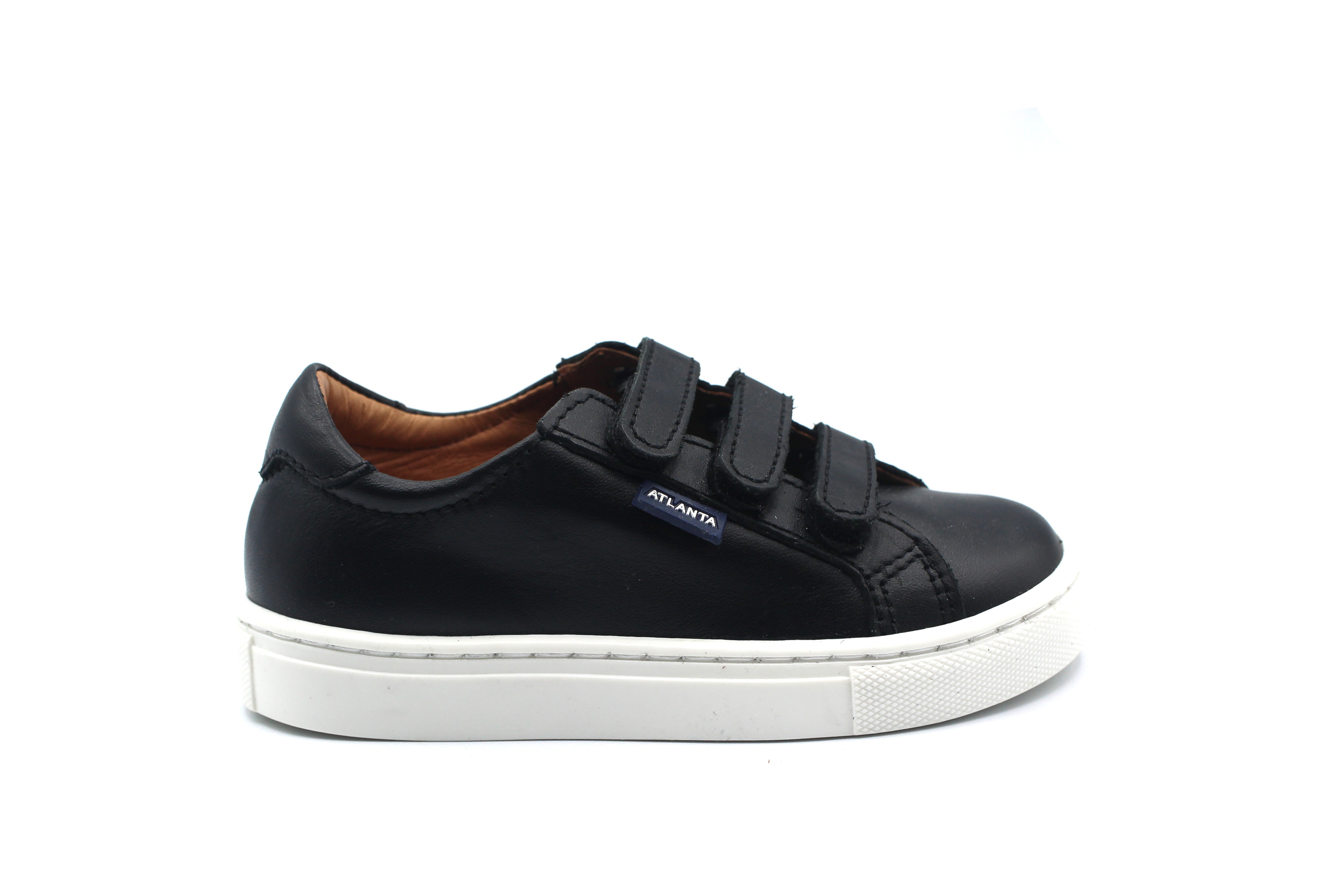 Atlanta Black Three Velcro Sneaker