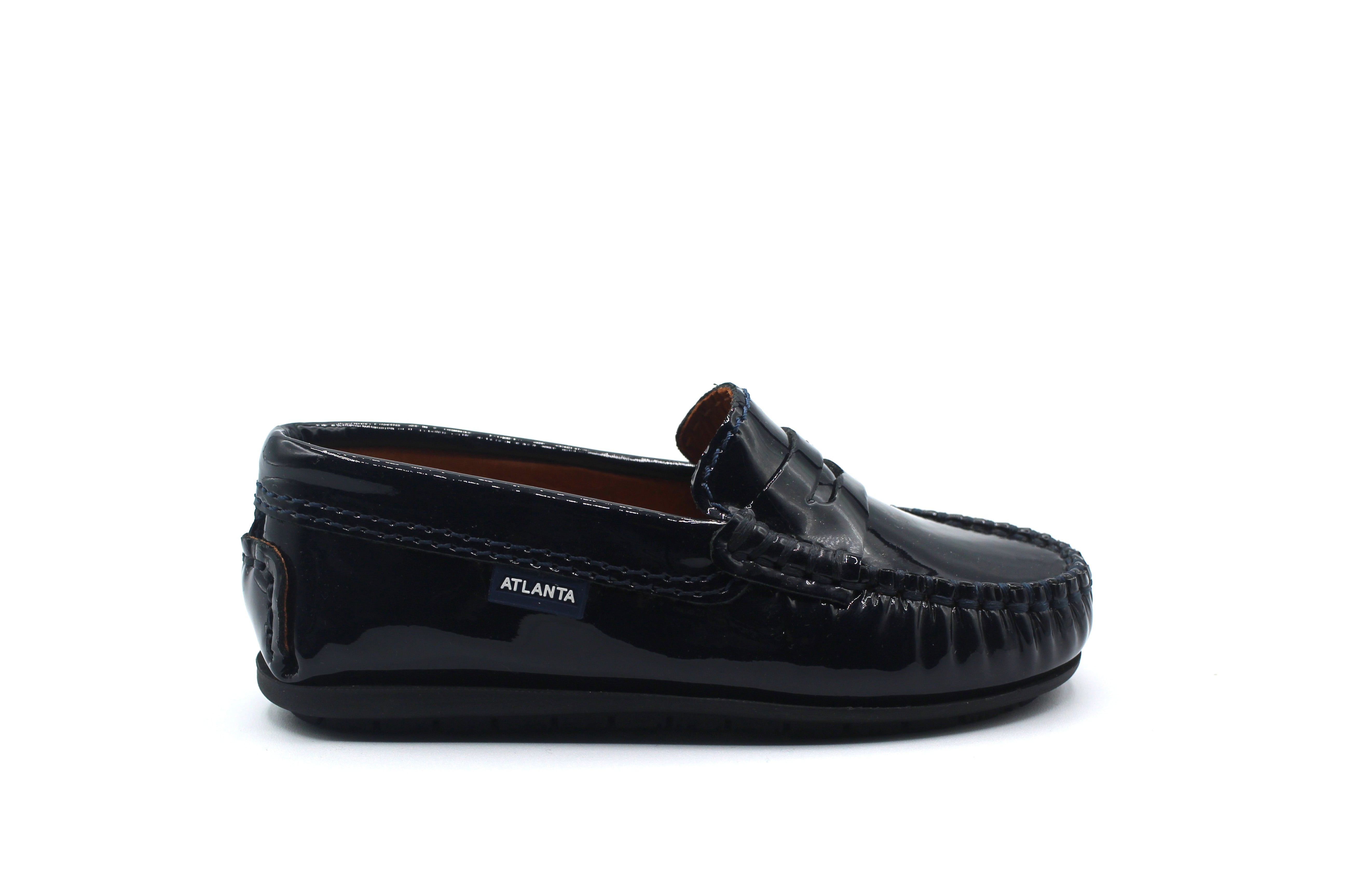 Atlanta Black Patent Penny Loafer