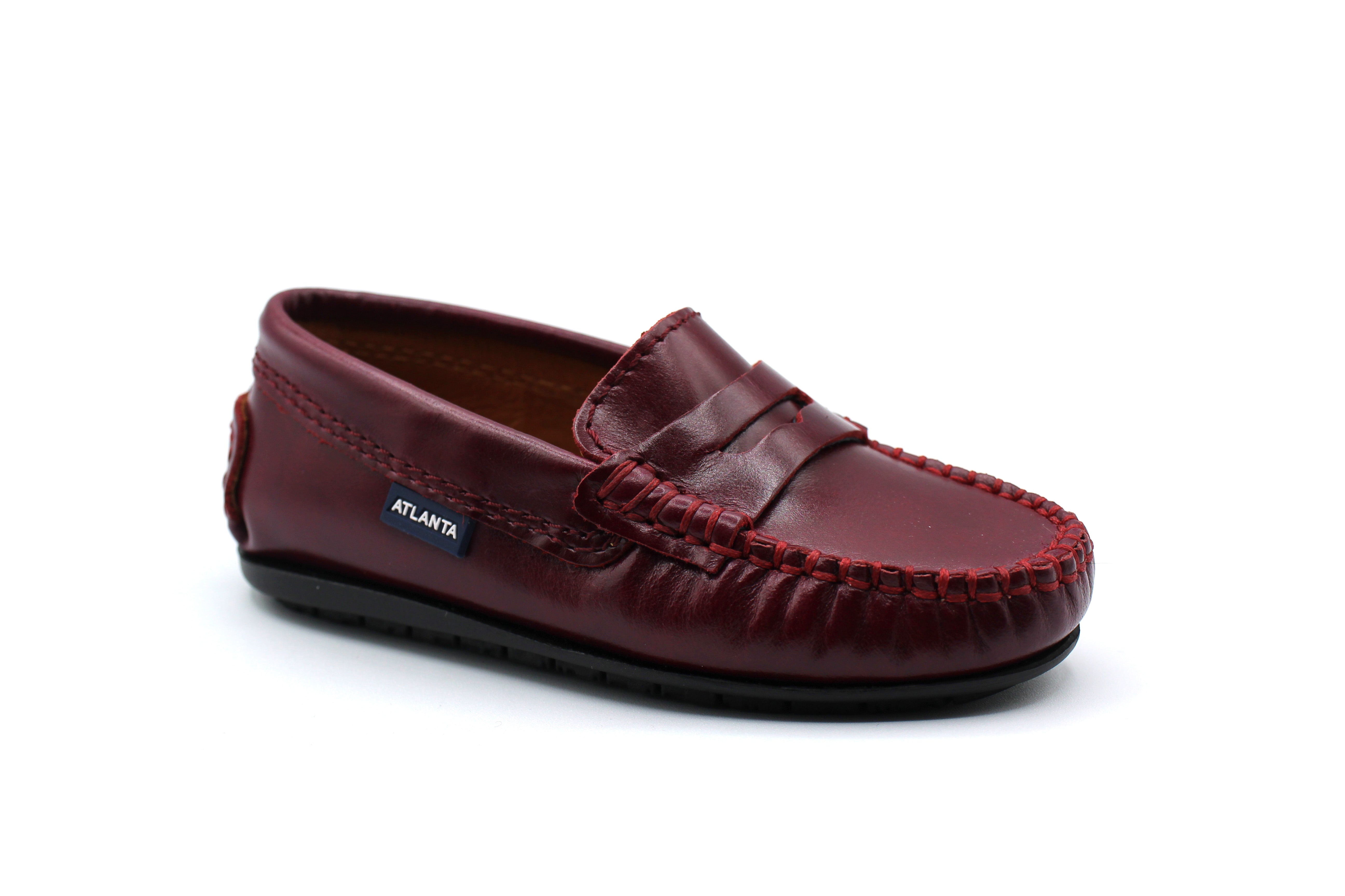 Atlanta Burgundy Penny Loafer