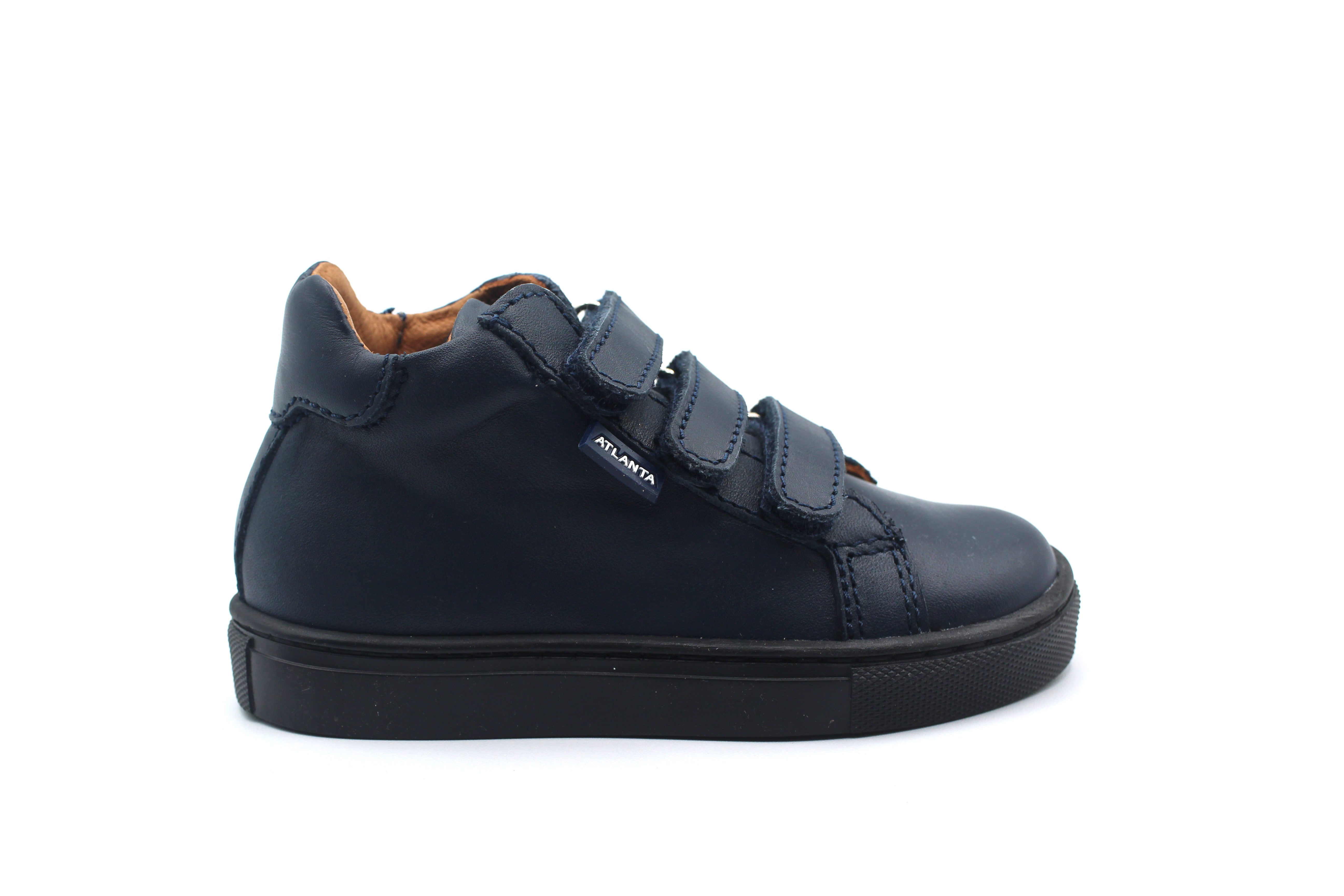 Atlanta Navy Three Velcro Sneaker