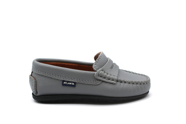 Atlanta Grey Stone Penny Loafer