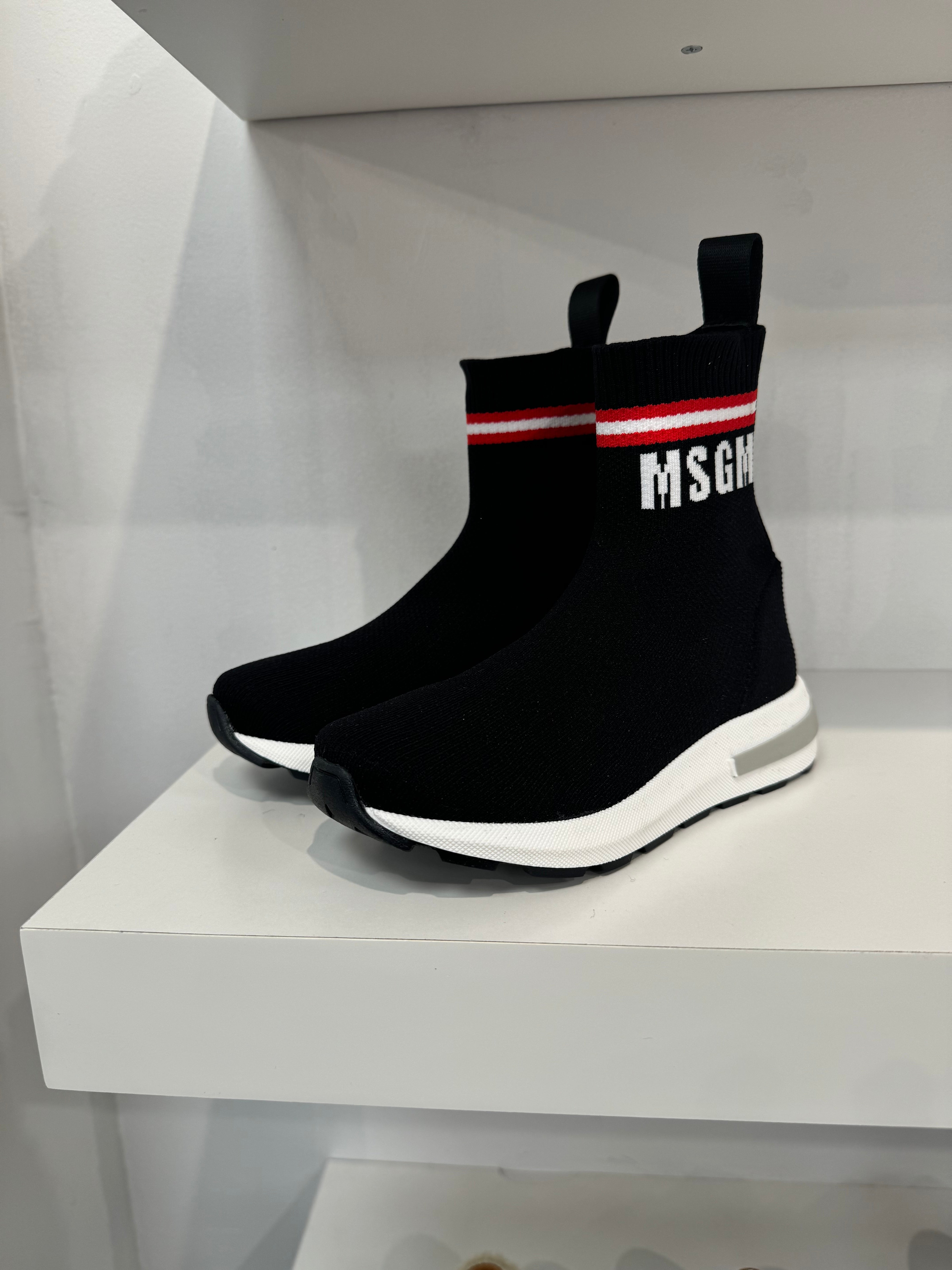 MSGM Black Sock Bootie