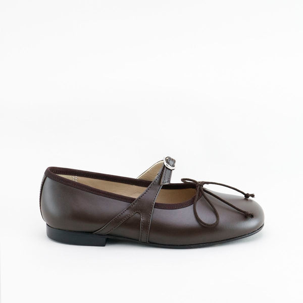 Papanatas Brown Buckle Ballet