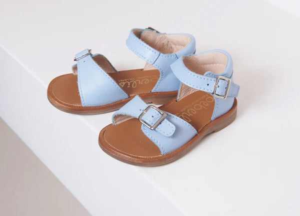 Beberlis Sky Blue Buckle Sandal