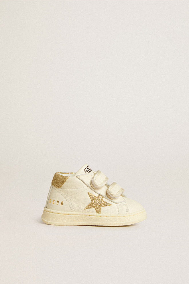 Golden Goose White Platinum Baby Sneaker