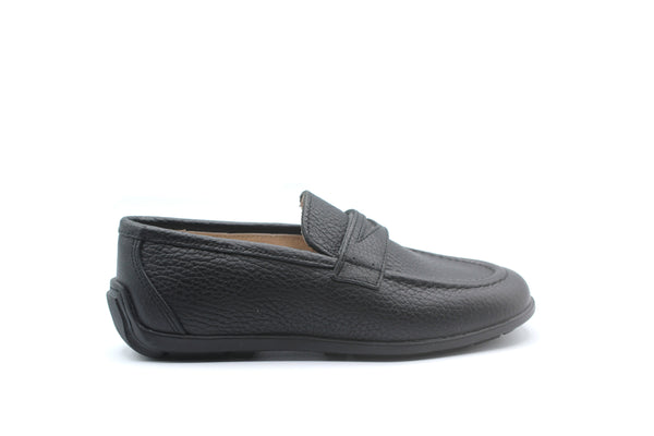 Gravitas Black Pebbled Loafer