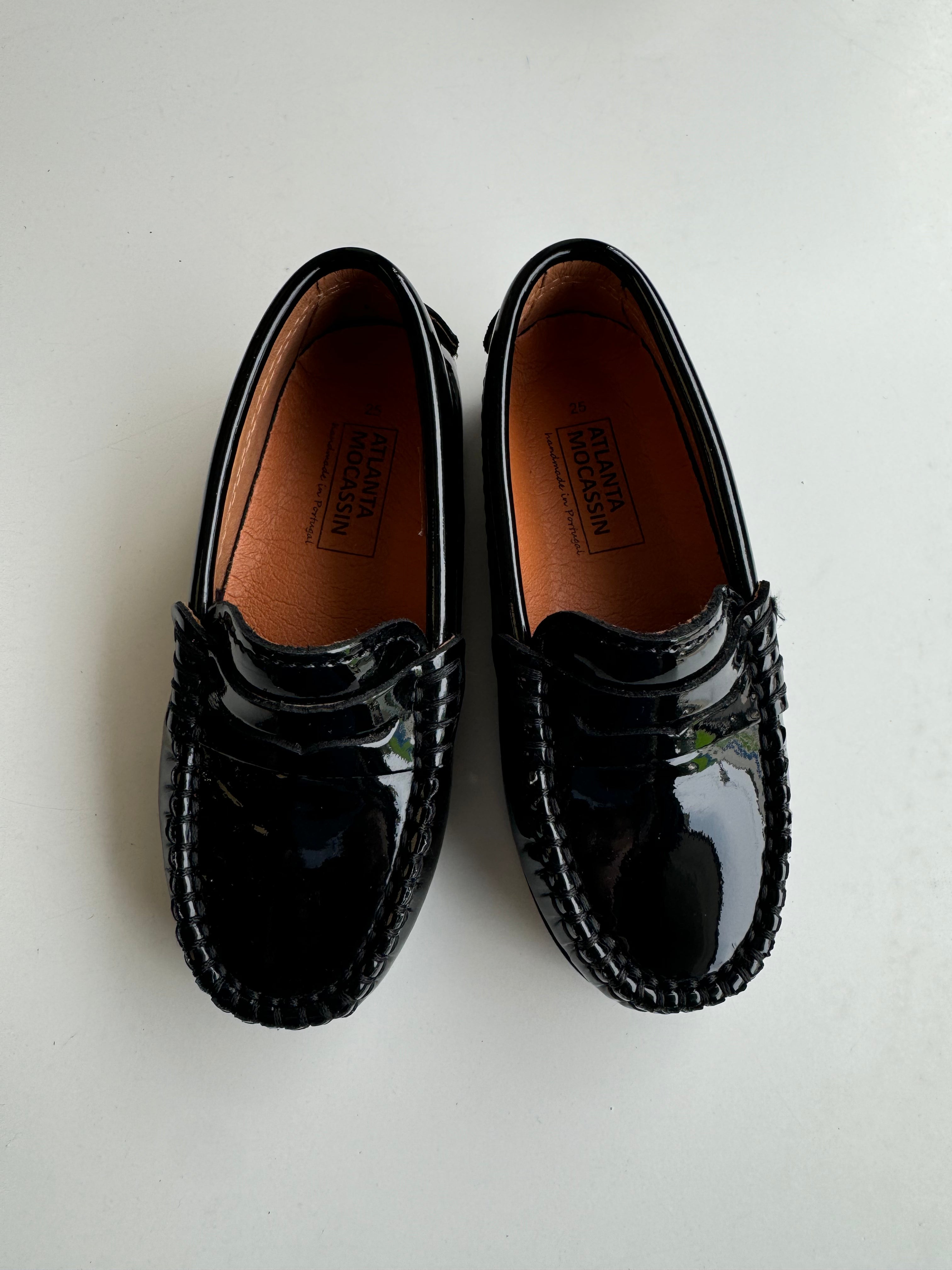 Atlanta Black Patent Penny Loafer