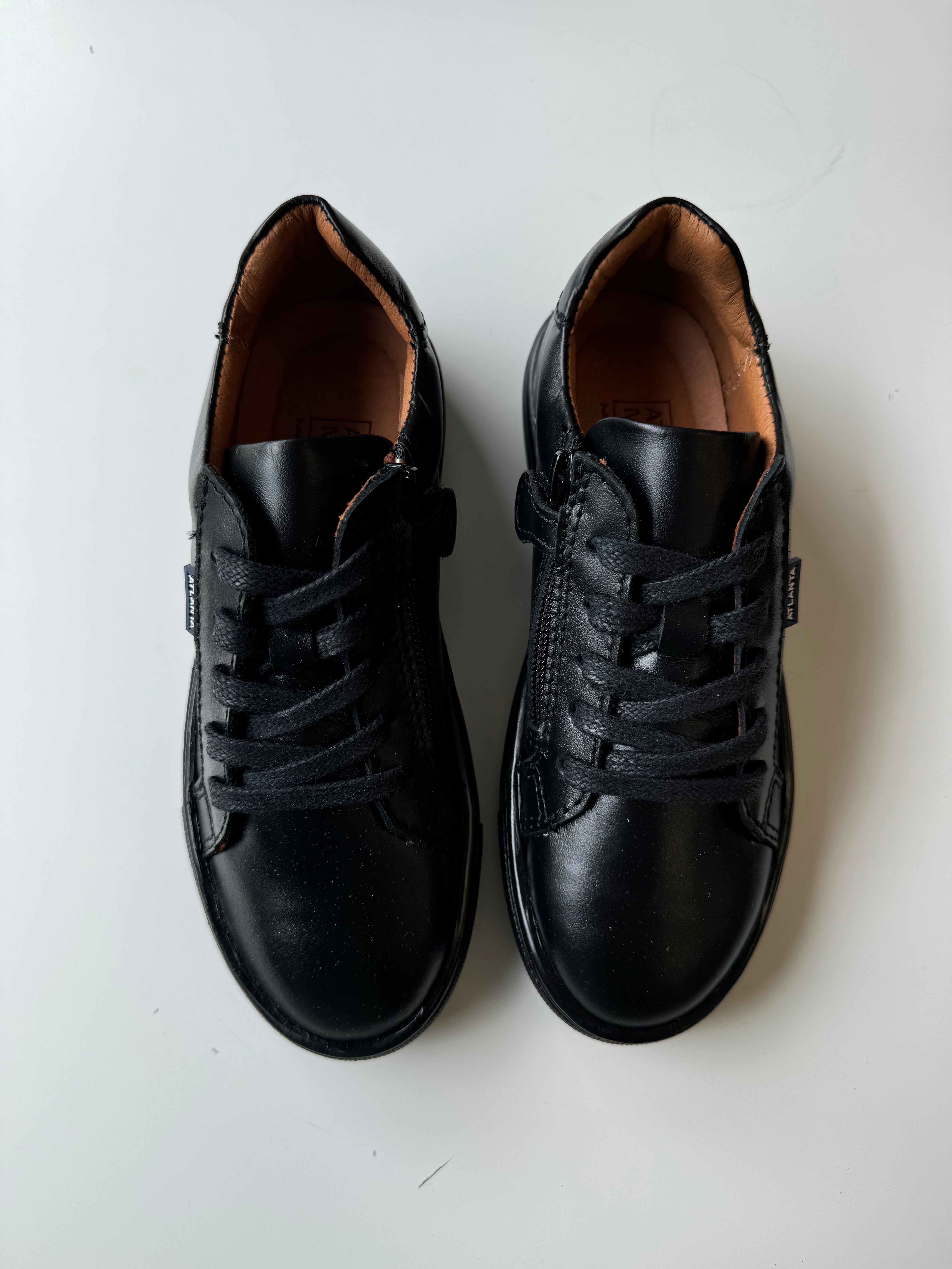 Atlanta Black Classic Zipper Sneaker