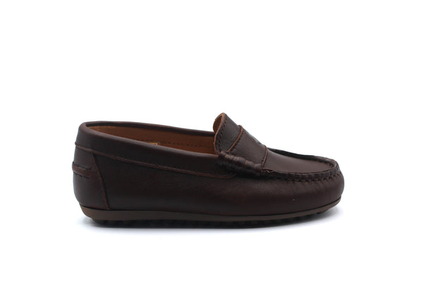 LMDI Brown Mini Logo Loafer