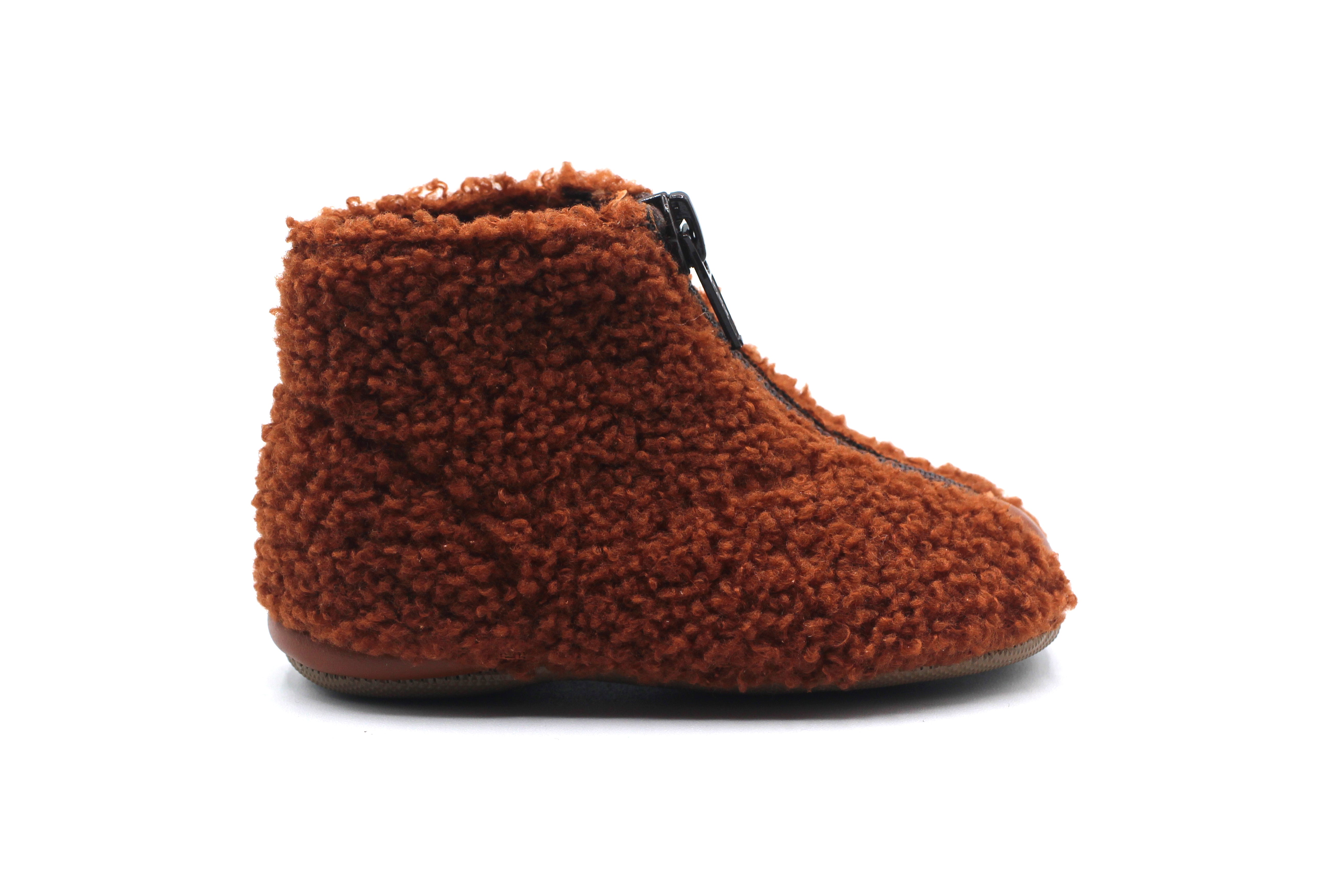 Pepe Sherpa Zipper Bootie