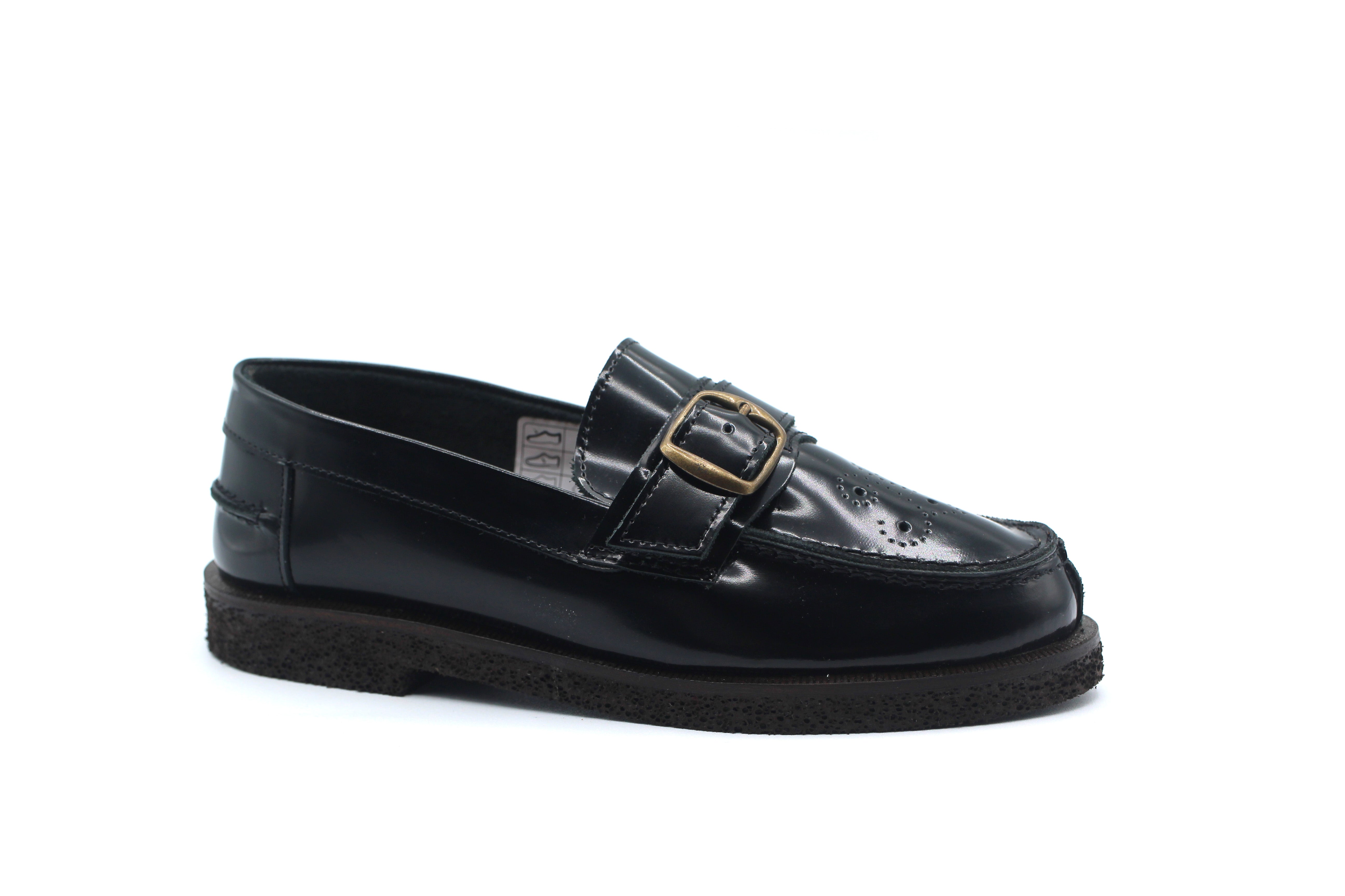 Pepe Black Buckle Loafer