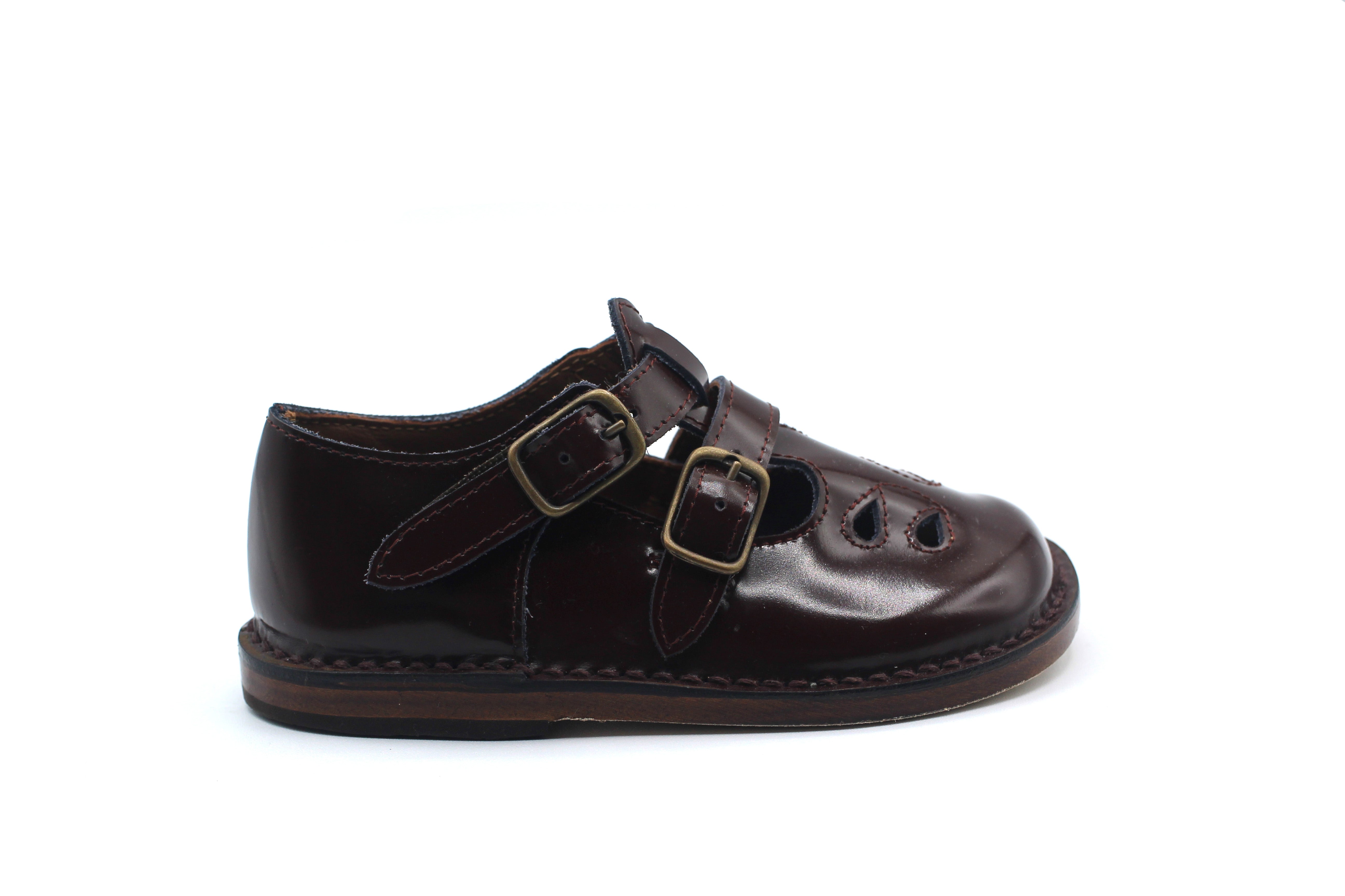 Pepe Marrone Double T-Strap