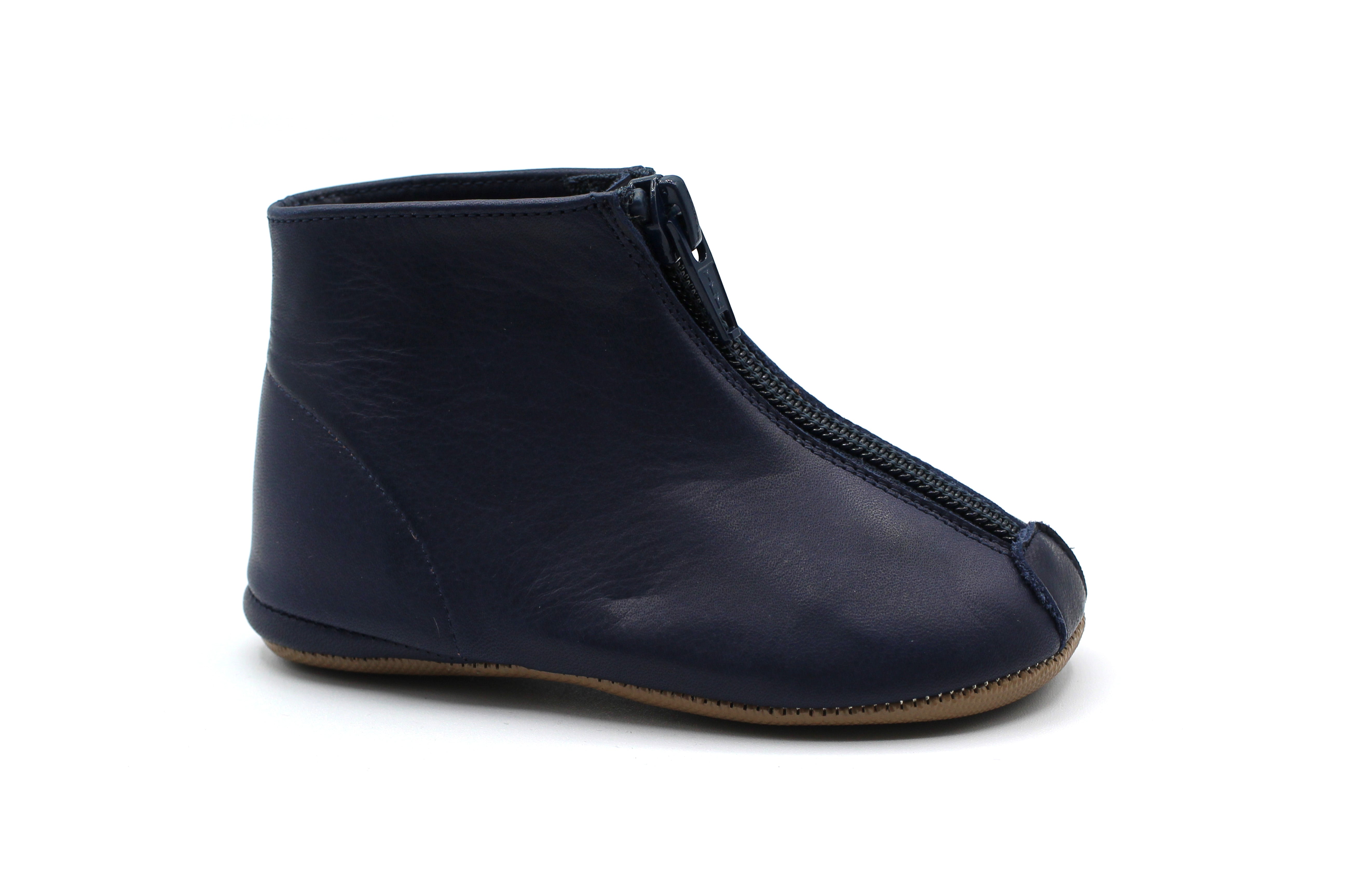 Pepe Navy Zipper Bootie