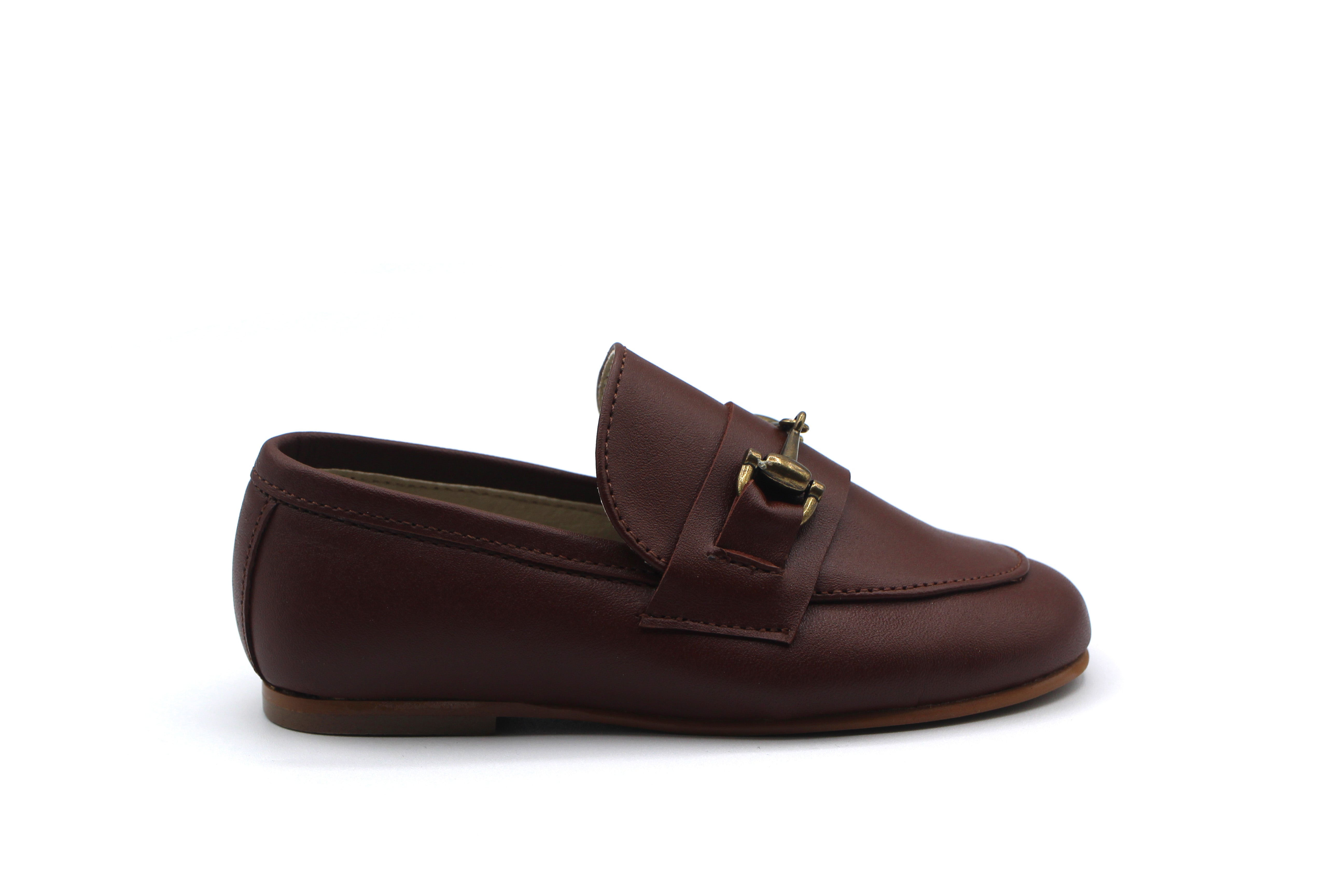 Sonatina Brown Chain Loafer