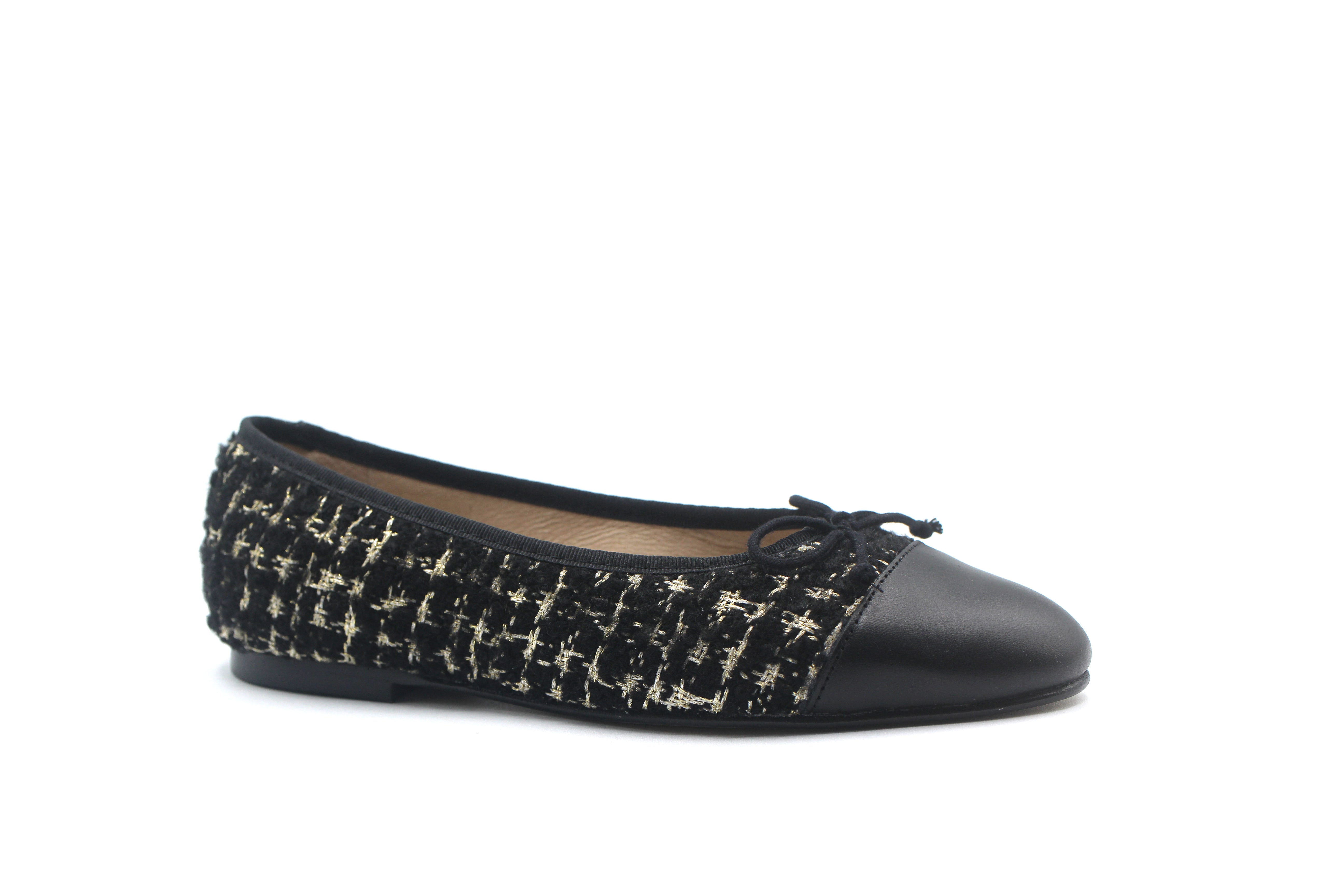 Valencia Tweed Cap Ballet Flat