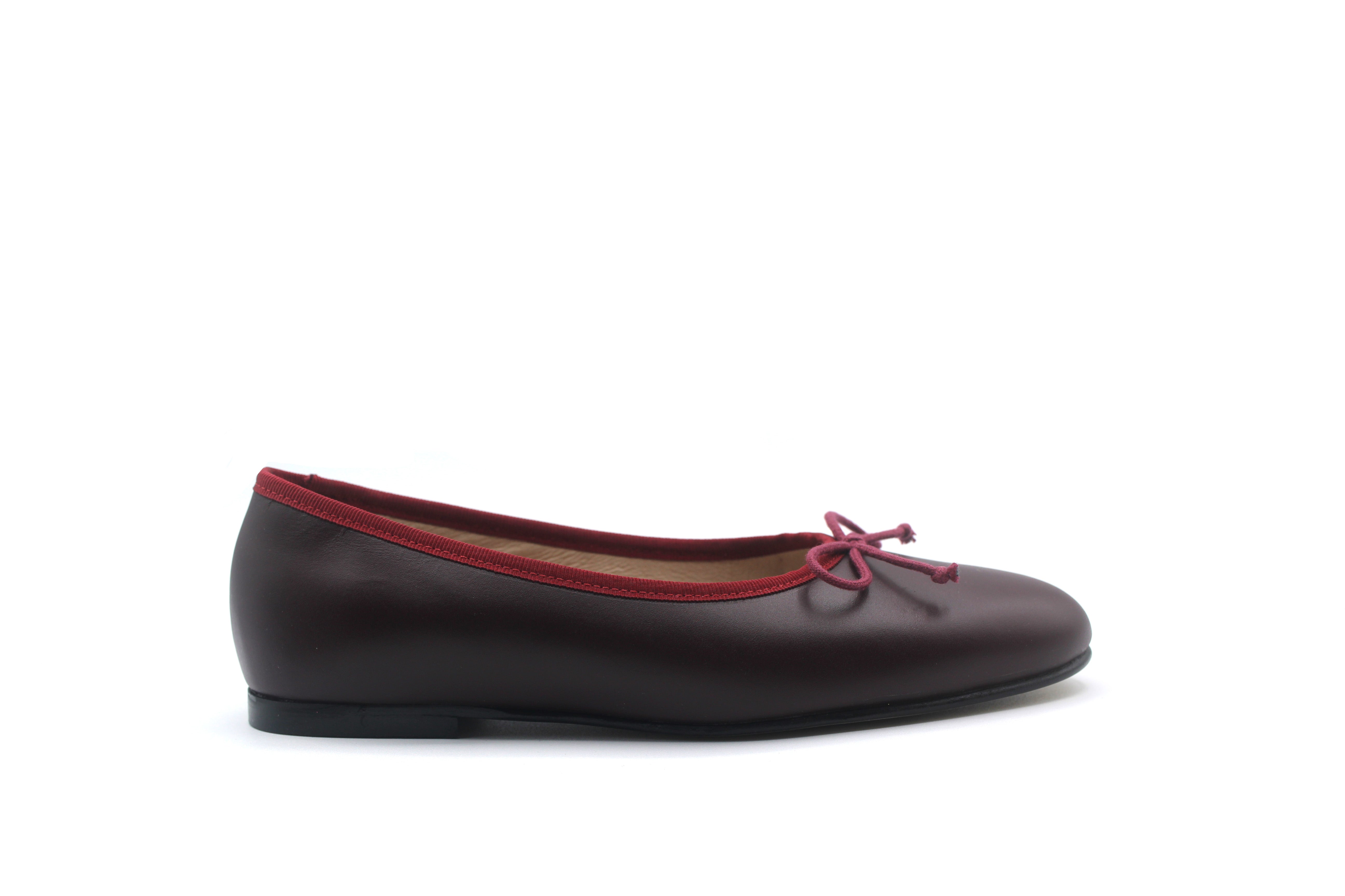 Valencia Burgundy Ballet Flat