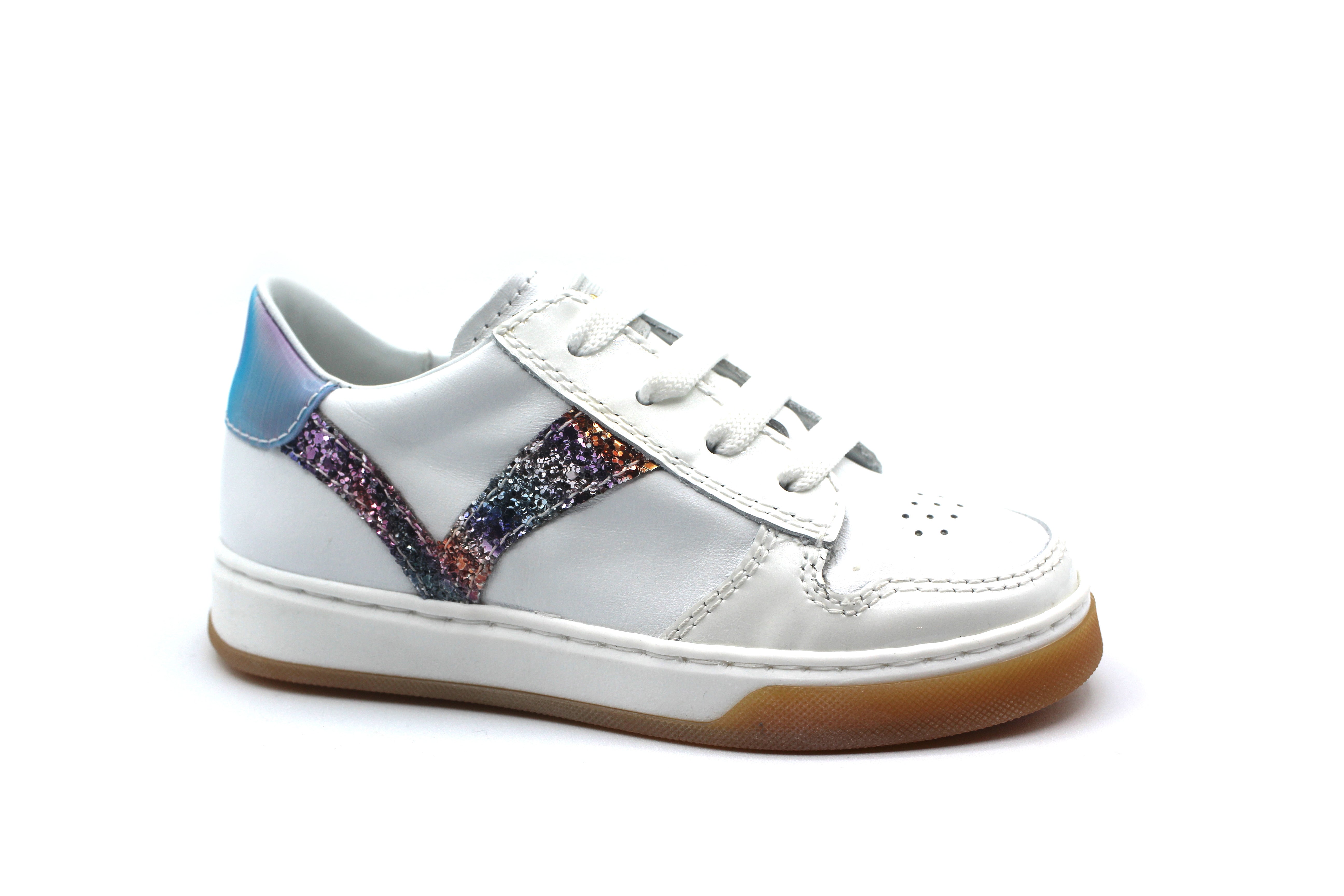 Beberlis White Glitter Detail Sneaker