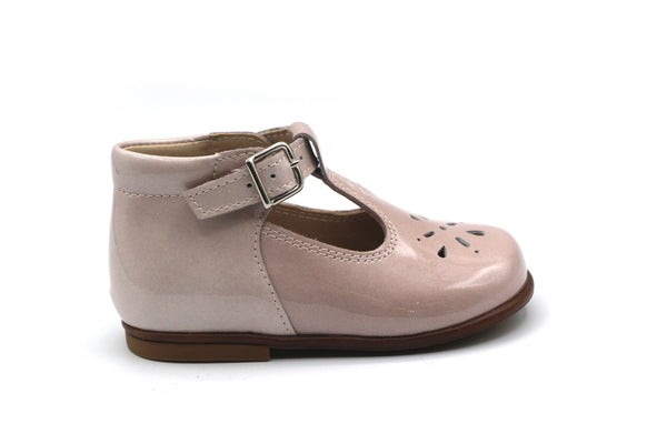 Beberlis Patent Nude Alexis Baby T-Strap