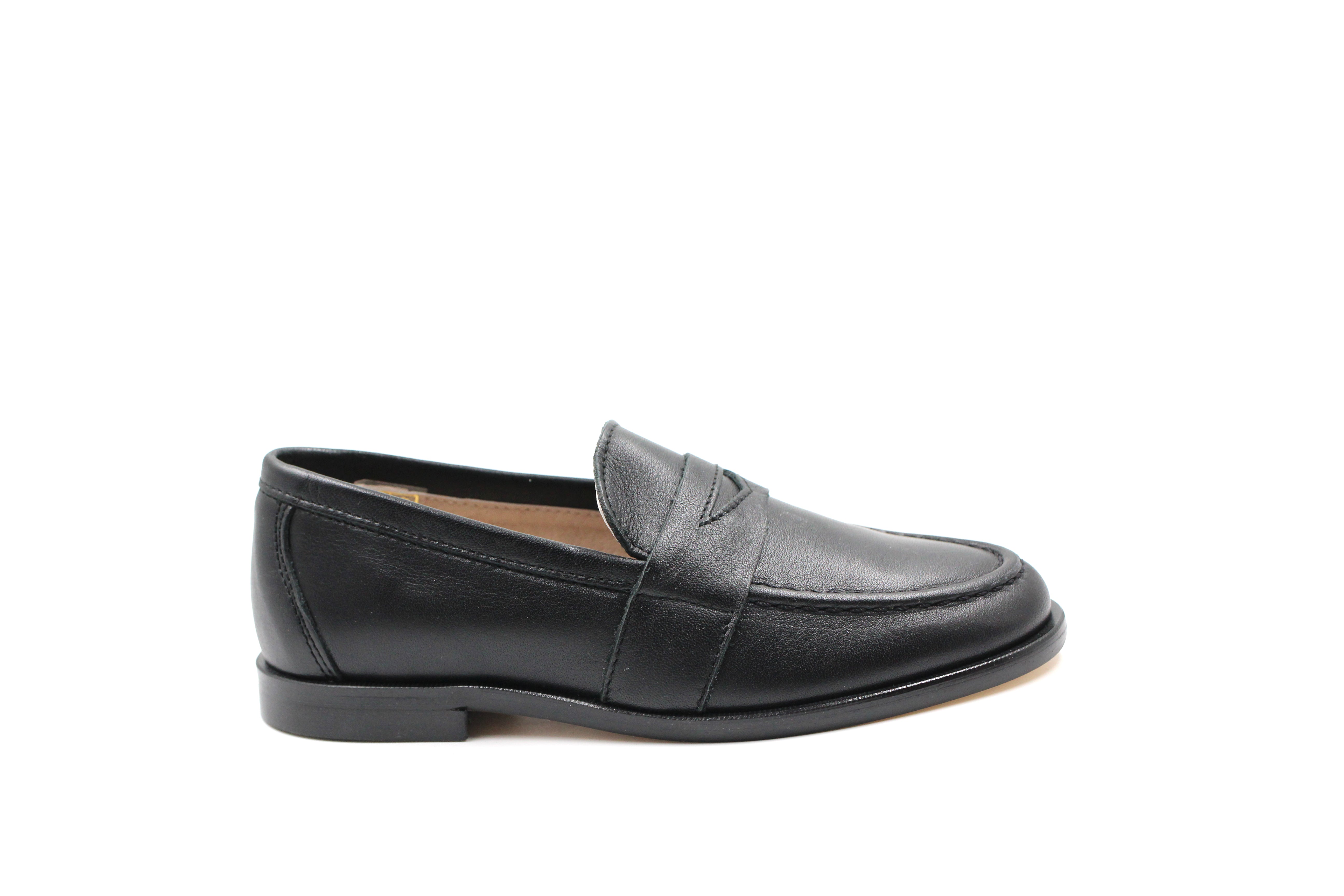 Hoo Black Leather Lace-up Dress Shoe