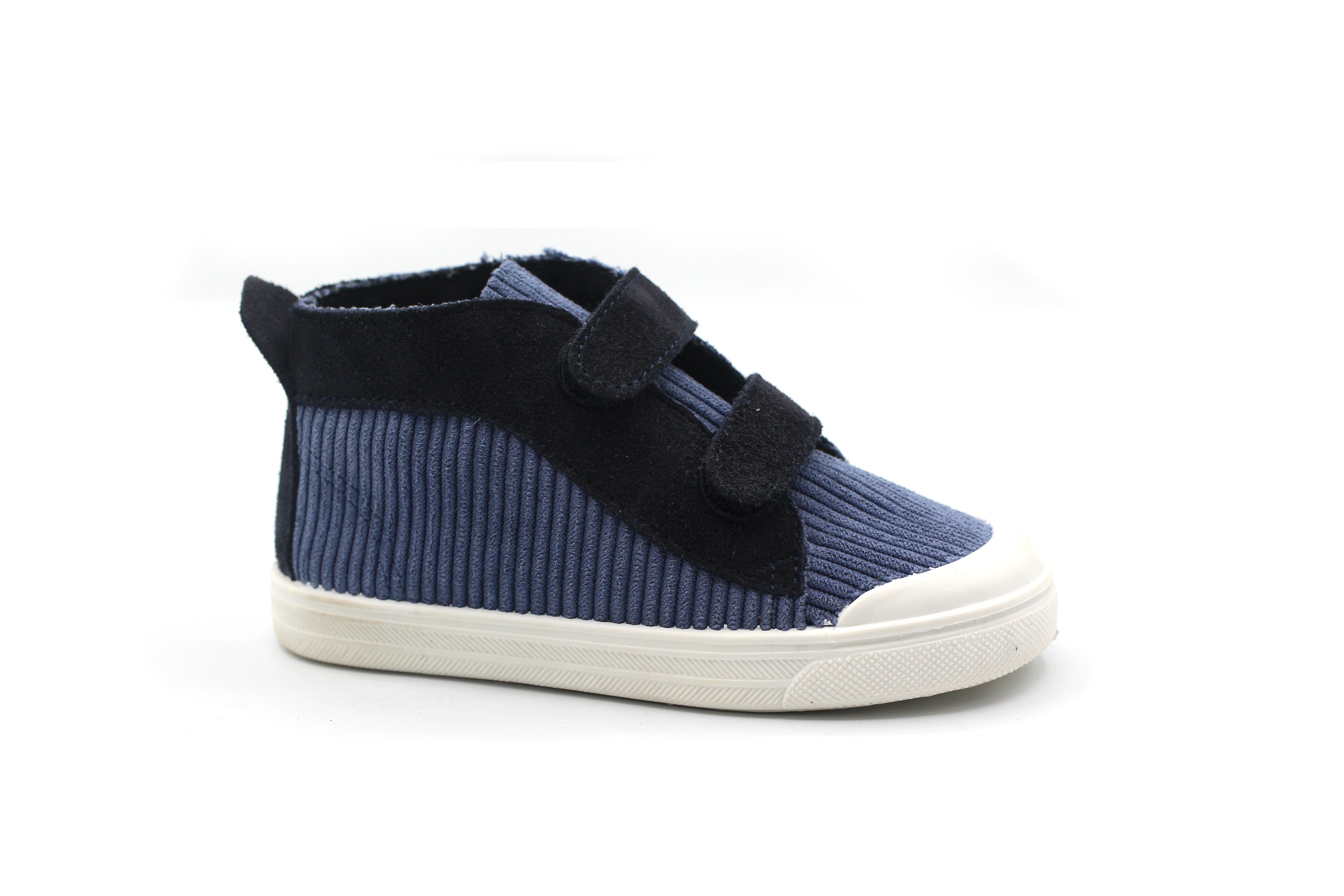 Pepe Navy Corduroy Velcro Sneaker