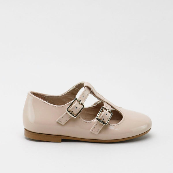 Papanatas  Miu Patent Double Buckle T-Strap